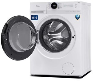 Стиральная машина с функцией сушки Мидеа MF200D80WBS/W-RU фото 2 в Казани и Татарстане Стиральная машина с функцией сушки Midea MF200D80WBS/W-RU фото 2 в Казани и Татарстане