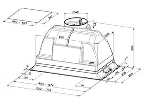 Вытяжка Фабер INCA PLUS HIP HAL X A70 FB EXP фото 2 в Казани и Татарстане Вытяжка Faber INCA PLUS HIP HAL X A70 FB EXP фото 2 в Казани и Татарстане