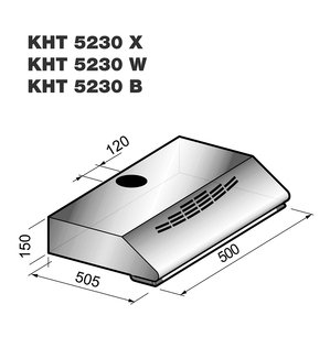 Вытяжка Кертинг KHT 5230 B фото 2 в Казани и Татарстане Вытяжка Korting KHT 5230 B фото 2 в Казани и Татарстане
