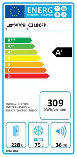 Холодильник Смег C3180FP фото 3 в Казани и Татарстане Холодильник Smeg C3180FP фото 3 в Казани и Татарстане