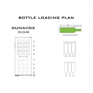 Винный шкаф Дунавокс DAFT-24.68DSC фото 4 в Казани и Татарстане Винный шкаф Dunavox DAFT-24.68DSC фото 4 в Казани и Татарстане