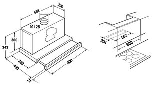 Встраиваемая вытяжка с выдвижным экраном Kuppersbusch EDIP 6550.0 фото 2 в Казани и Татарстане