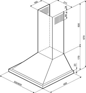Вытяжка Krona BELLA 600 INOX SL фото 2 в Казани и Татарстане Вытяжка Krona BELLA 600 INOX SL фото 2 в Казани и Татарстане