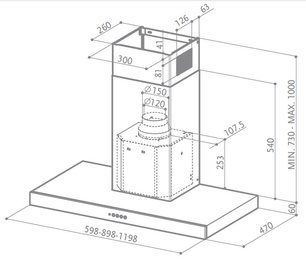 Вытяжка Фабер Stilo DX/SP A120, правая фото 2 в Казани и Татарстане Вытяжка Faber Stilo DX/SP A120, правая фото 2 в Казани и Татарстане