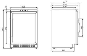 Винный шкаф Дометик B68G Basic фото 3 в Казани и Татарстане Винный шкаф Dometic B68G Basic фото 3 в Казани и Татарстане