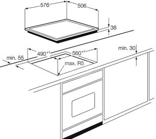 Варочная панель AEG HM604030MB фото 2 в Казани и Татарстане