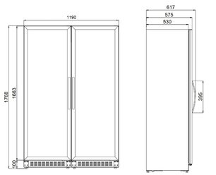 Винный шкаф Дометик C125G Double WineBar фото 2 в Казани и Татарстане Винный шкаф Dometic C125G Double WineBar фото 2 в Казани и Татарстане
