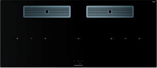 Индукционная варочная поверхность с вытяжкой Kuppersbusch KMI 12850.0 SR-E Stainless steel фото в Казани и Татарстане