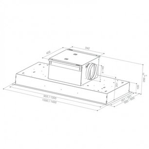 Встраиваемая вытяжка Фабер Heaven Pro X A140 фото 3 в Казани и Татарстане Встраиваемая вытяжка Faber Heaven Pro X A140 фото 3 в Казани и Татарстане