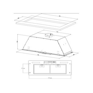 Полновстраиваемая вытяжка Korting KHI 9931 X фото 4 в Казани и Татарстане