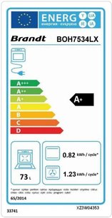 Встраиваемый духовой шкаф Brandt BOH7534LX фото 4 в Казани и Татарстане
