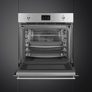 Духовой шкаф с паром Смег SO6303APX фото 4 в Казани и Татарстане Духовой шкаф с паром Smeg SO6303APX фото 4 в Казани и Татарстане
