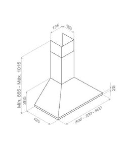 Вытяжка Пандо P-221/60 IX 730 E.C.S.230/50 фото 3 в Казани и Татарстане Вытяжка Pando P-221/60 IX 730 E.C.S.230/50 фото 3 в Казани и Татарстане