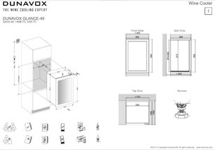 Винный шкаф Дунавокс DAVG-49.116DOP.TO фото 4 в Казани и Татарстане Винный шкаф Dunavox DAVG-49.116DOP.TO фото 4 в Казани и Татарстане