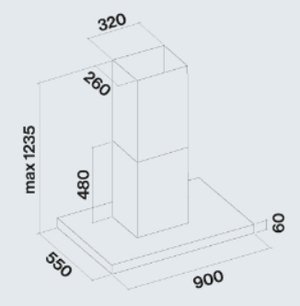 Вытяжка Фалмек PLANE ISOLA WHITE 90 PLUS фото 3 в Казани и Татарстане Вытяжка Falmec PLANE ISOLA WHITE 90 PLUS фото 3 в Казани и Татарстане