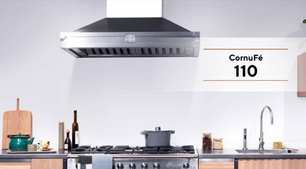 Настенная вытяжка Ля Корню CornuFe 110 фото 2 в Казани и Татарстане Настенная вытяжка La Cornue CornuFe 110 фото 2 в Казани и Татарстане
