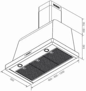 Вытяжка Lofra DOLCEVITA 60 Inox фото 2 в Казани и Татарстане