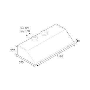 Встраиваемая вытяжка Bertazzoni KU120PRO2XA фото 4 в Казани и Татарстане