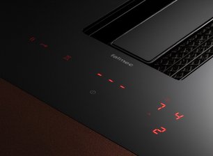 Варочная панель с вытяжкой Фалмек ZERO 84 VETRO NERO фото 3 в Казани и Татарстане Варочная панель с вытяжкой Falmec ZERO 84 VETRO NERO фото 3 в Казани и Татарстане