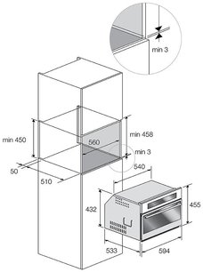 Встраиваемая микроволновая печь Fulgor Milano FCMO 4507 TM WH фото 4 в Казани и Татарстане