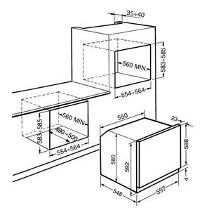 Духовой шкаф Smeg SFP120 фото 2 в Казани и Татарстане