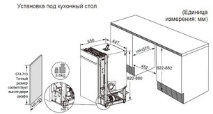 Встраиваемая посудомоечная машина Хайер DW10-198BT2RU фото 4 в Казани и Татарстане Встраиваемая посудомоечная машина Haier DW10-198BT2RU фото 4 в Казани и Татарстане