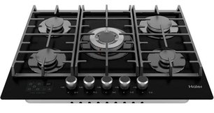 Газовая варочная панель Haier HHX-G75CWSB фото 2 в Казани и Татарстане