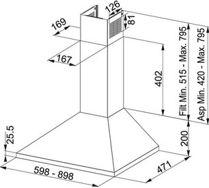 Вытяжка Франке FJO 622 XS фото 2 в Казани и Татарстане Вытяжка Franke FJO 622 XS фото 2 в Казани и Татарстане