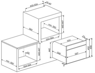 Компактный многофункциональный духовой шкаф Smeg SF4120MC фото 2 в Казани и Татарстане