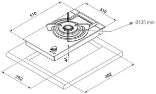 Варочная панель-WOK Пандо PGA-4130 фото 3 в Казани и Татарстане Варочная панель-WOK Pando PGA-4130 фото 3 в Казани и Татарстане