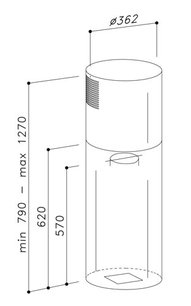 Вытяжка De Dietrich DHD585XE1 фото 3 в Казани и Татарстане
