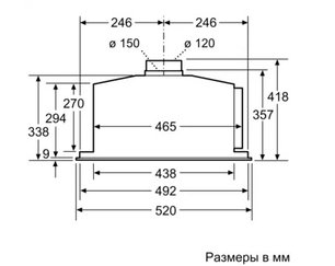 Встраиваемая вытяжка Нефф D55ML66N1 фото 4 в Казани и Татарстане Встраиваемая вытяжка Neff D55ML66N1 фото 4 в Казани и Татарстане