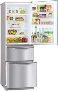 Холодильник Митсубиси MR-CR46G-ST-R фото 2 в Казани и Татарстане Холодильник Mitsubishi Electric MR-CR46G-ST-R фото 2 в Казани и Татарстане