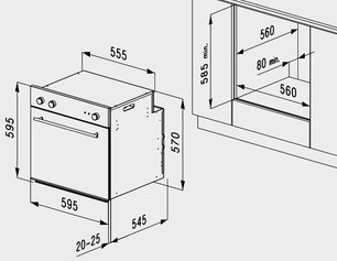 Духовой шкаф Korting OKB 1082 CRA фото 3 в Казани и Татарстане