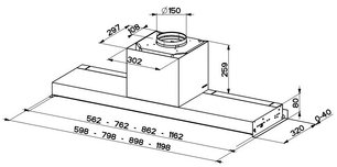 Встраиваемая вытяжка Фабер IN-NOVA PREMIUM X A60 фото 4 в Казани и Татарстане Встраиваемая вытяжка Faber IN-NOVA PREMIUM X A60 фото 4 в Казани и Татарстане