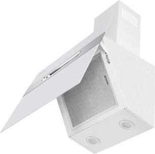 Кухонная вытяжка MAUNFELD Moon 60 белый\вставка сатин фото 3 в Казани и Татарстане