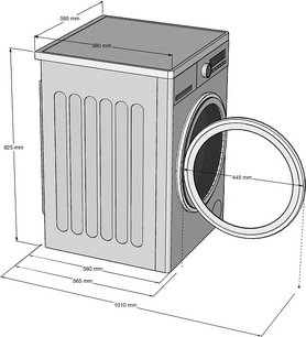Встраиваемая стиральная машина Korting KWMI 14IS94 фото 3 в Казани и Татарстане