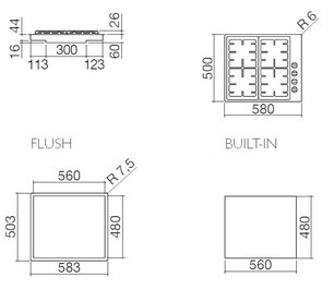 Варочная панель Barazza 1POF60 фото 2 в Казани и Татарстане
