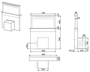 Вытяжка Smeg KDD90VX фото 3 в Казани и Татарстане