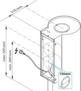 Вытяжка Falmec POLAR X фото 4 в Казани и Татарстане