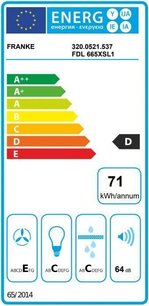 Вытяжка Франке FDL 665 XS фото 4 в Казани и Татарстане Вытяжка Franke FDL 665 XS фото 4 в Казани и Татарстане