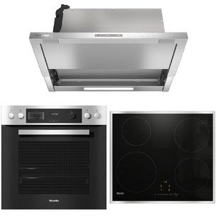 Miele (варочная панель KM 7001 FR + духовой шкаф H 2269-1 E Active + вытяжка DAS 2620) фото в Казани и Татарстане