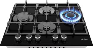 Газовая варочная панель Хайер HHX-G64CWMB фото 4 в Казани и Татарстане Газовая варочная панель Haier HHX-G64CWMB фото 4 в Казани и Татарстане