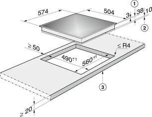 Зависимая варочная панель Miele KM 6013 фото 2 в Казани и Татарстане