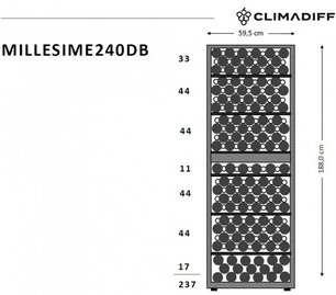 Винный шкаф CLIMADIFF MILLESIME240D фото 4 в Казани и Татарстане Винный шкаф CLIMADIFF MILLESIME240D фото 4 в Казани и Татарстане