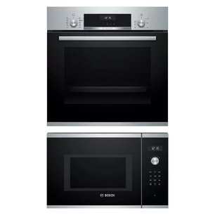 Bosch (духовой шкаф HBJ558YS3Q + микроволновая печь BEL554MS0) фото в Казани и Татарстане