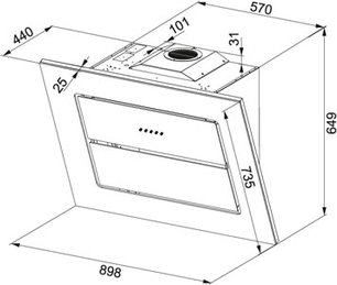 Вытяжка Франке FLS 905 WH фото 2 в Казани и Татарстане Вытяжка Franke FLS 905 WH фото 2 в Казани и Татарстане