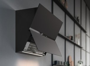 Вытяжка Фалмек FUSION 85 GLASS BLACK фото 3 в Казани и Татарстане Вытяжка Falmec FUSION 85 GLASS BLACK фото 3 в Казани и Татарстане