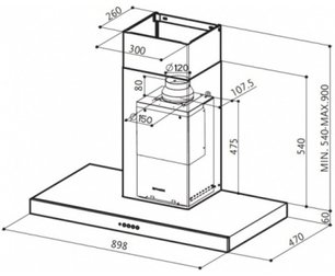 Вытяжка Фабер Platis HFH X F90 фото 3 в Казани и Татарстане Вытяжка Faber Platis HFH X F90 фото 3 в Казани и Татарстане