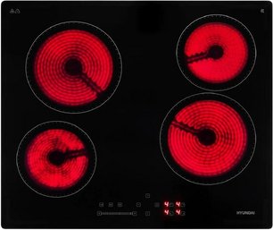 Варочная панель Hyundai HHE 6451 BG фото 2 в Казани и Татарстане
